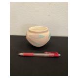 Signed Native American Bowl Vase