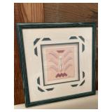 Framed Artwork Signed Carter