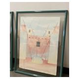 Signed Framed Native American Water Colors