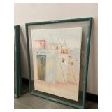 Signed Framed Native American Water Colors