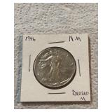 1946 Walking Liberty Silver Half Dollar Near Mint