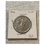 1946 Walking Liberty Silver Half Dollar Mint