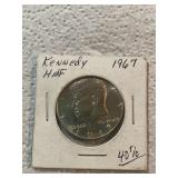 1967 Kennedy Silver Half Dollar