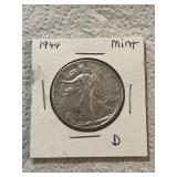 1944 Walking Liberty Silver Half Dollar