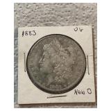 1883 Silver Morgan Dollar New Orleans Rare