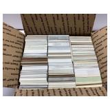 Unchecked Sports Cards in 9 x 11 Box