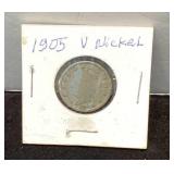 1905 Liberty Head 'V' Nickel in Protective Holder