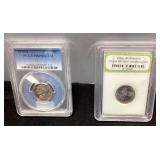 1978-S PCGS PR69DCAM Washington Quarter and 2005 J