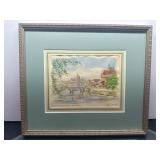 Artist-Signed Pastel Depicting Roman Scene