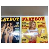 Two 1990s Vintage Playboy Magazines