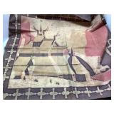 Fabric Artwork Depicting Scandinavian Stave Church