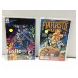 Two Marvel Fantastic Four Comic Books in Protectiv