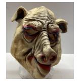 Grotesque Animal Mask With Wrinkled Features