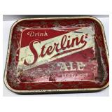 Sterling Ale Advertising Metal Serving Tray