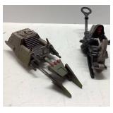 Vintage Star Wars Vehicle Lot with Speeder Bikes