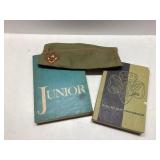 Girl Scout Handbook, Junior Book, and Cap Set