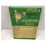 Apollo Chrome Ferrotype Plate, Approximately 10 x