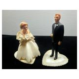 1950's Vintage Cake Toppers of Bride and Groom