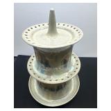 Handmade Ceramic Earring Organizer on Lazy Susan S