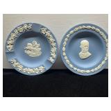 Wedgwood Blue Jasperware Ashtrays