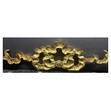 Gold-Toned Decorative Metal Wall Ornament