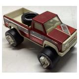 Tonka Red and White Metal Toy Truck