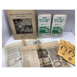 Indiana Ephemera Lot, Including Church Booklet and