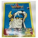 1980's Voltron Super Book Coloring and Activity Bo