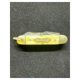 Vintage Boy Scout Pocket Knife with Yellow Handle