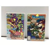Two Comic Books: DC and Marvel Titles