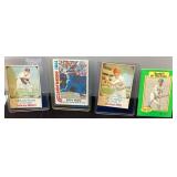 4 Baseball Cards Featuring Pete Rose and Nolan Rya