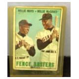 1967 Willie Mays and Willie McCovey Fence Busters