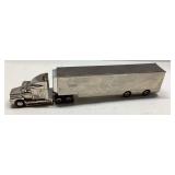 Metal Die-Cast Semi-Truck Trailer with Car, Jasper