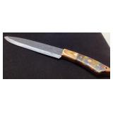 13-Inch Knife with Decorative Handle and Steel Bla