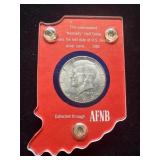 1964 Silver Kennedy Liberty Half Dollar Advertisin