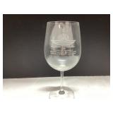 Indy 500 Tiffany & Co. Wine Glass Made in England,