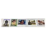 5 Autographed NASCAR Driver Trading Cards