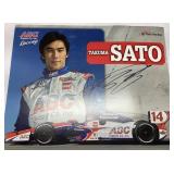 Takuma Sato Signed ABC Supply Racing Promo Card Wi