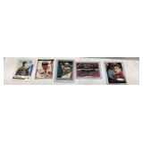 5 Autographed Indy Car Driver Trading Cards