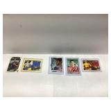 5 Indy Car Drivers Autographed Trading Cards
