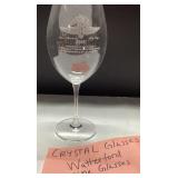 2008 Indy 500 Waterford Crystal Wine Glass