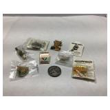 Valvoline and Racing-Themed Pins and Keychains