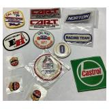 Vintage Racing Patches and Stickers