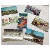 Vintage Tickets and Postcards Featuring Racing The