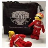 Indianapolis 500 Zippered Bag With Plush Character