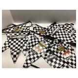 IndyCar Themed Checkered Flag Banner with Advance