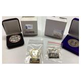 Commemorative Coins and Badges in Presentation Cas