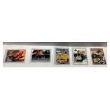 5 Autographed NASCAR Driver Cards Featuring Ryan N