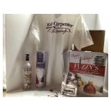 Ed Carpenter Lot with Six Bottles, Team Shirt, and