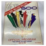 1975 Indianapolis 500 Official Program Signed by M